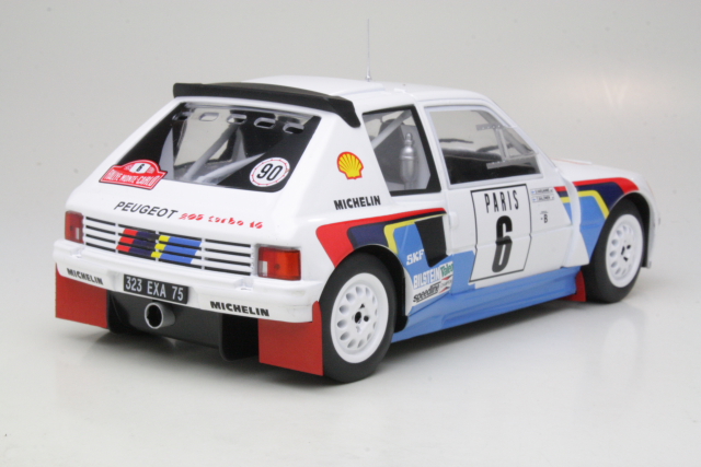 Peugeot 205T16, Monte Carlo 1985, T.Salonen, no.6 - Sulje napsauttamalla kuva