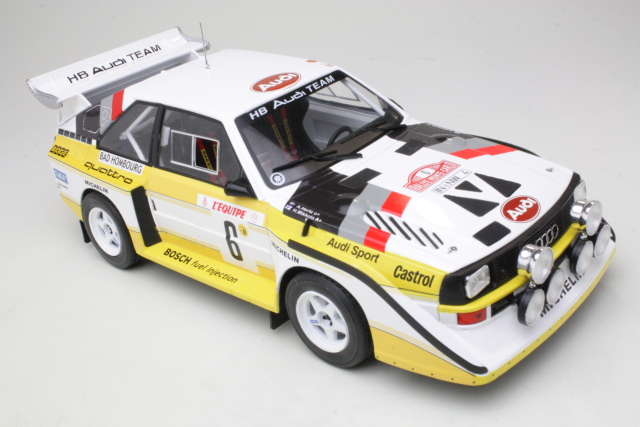 Audi Sport Quattro S1, Monte Carlo 1986, H.Mikkola, no.6 - Sulje napsauttamalla kuva