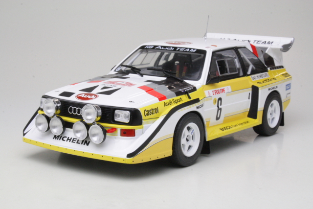 Audi Sport Quattro S1, Monte Carlo 1986, H.Mikkola, no.6