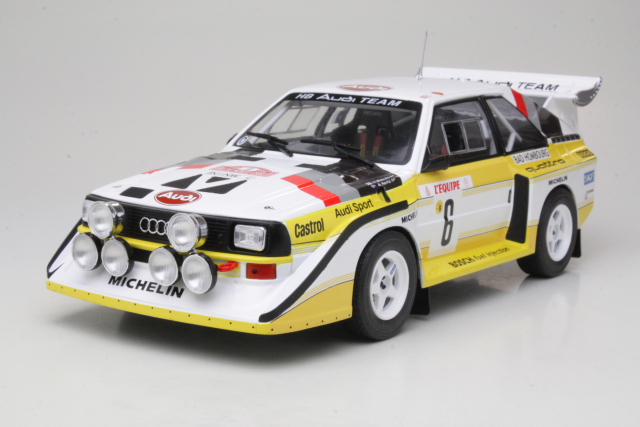 Audi Sport Quattro S1, Monte Carlo 1986, H.Mikkola, no.6 - Sulje napsauttamalla kuva