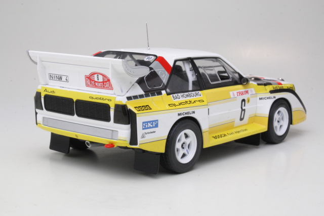 Audi Sport Quattro S1, Monte Carlo 1986, H.Mikkola, no.6 - Sulje napsauttamalla kuva