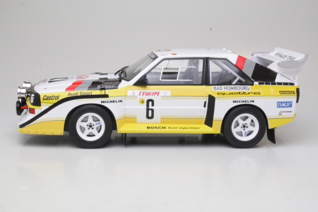 Audi Sport Quattro S1, Monte Carlo 1986, H.Mikkola, no.6 - Sulje napsauttamalla kuva