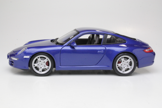 Porsche 911 (997) Carrera S Coupe 2005, sininen - Sulje napsauttamalla kuva