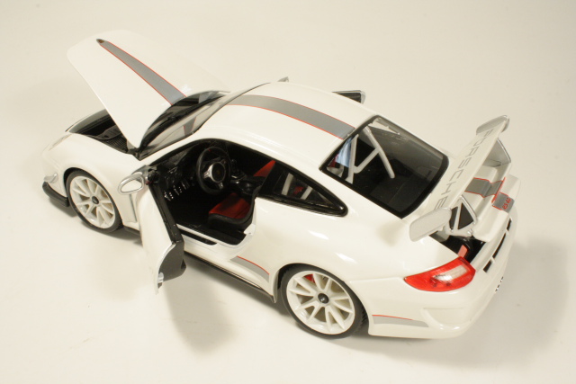 Porsche 911 GT3 RS 4.0 2011, valkoinen - Sulje napsauttamalla kuva