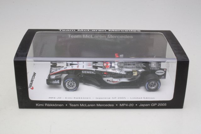 McLaren Mercedes MP4/20, 1st. Japan GP 2005, K.Räikkönen, no.9 - Sulje napsauttamalla kuva