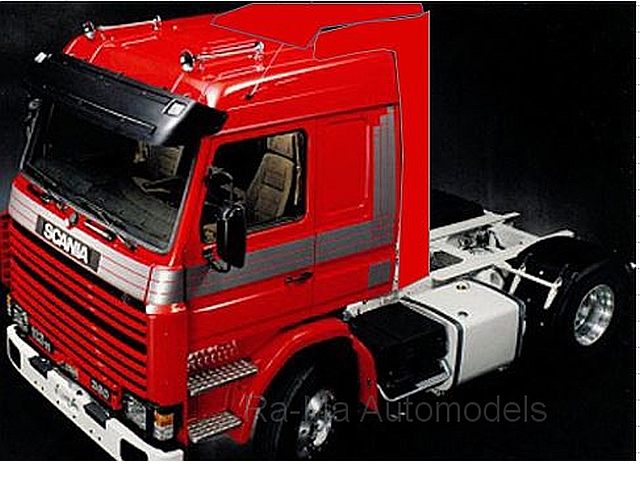 Scania 113 M, punainen - Sulje napsauttamalla kuva