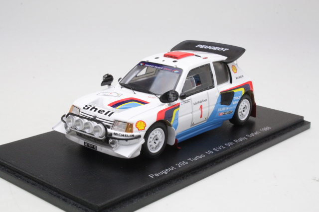 Peugeot 205 T16 E2, 5th. Safari 1986, J.Kankkunen, no.1 - Sulje napsauttamalla kuva