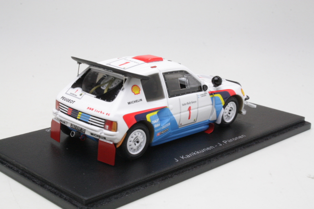 Peugeot 205 T16 E2, 5th. Safari 1986, J.Kankkunen, no.1
