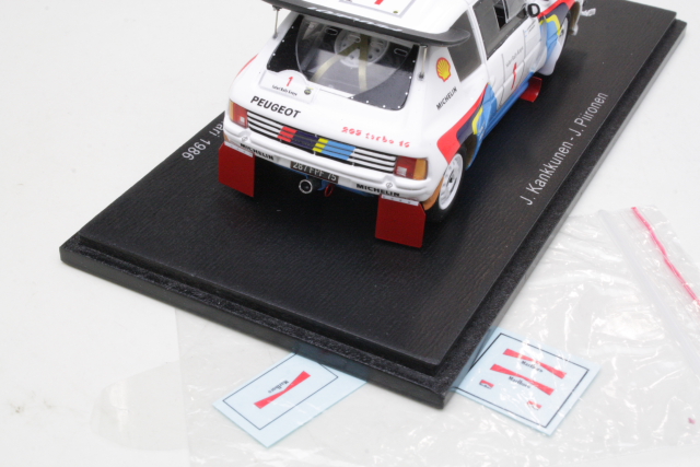 Peugeot 205 T16 E2, 5th. Safari 1986, J.Kankkunen, no.1