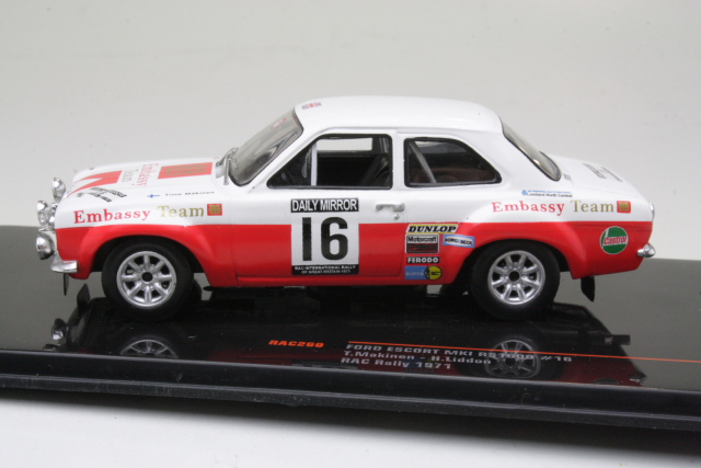 Ford Escort Mk1 RS1600, RAC 1971, T.Makinen, no.2 - Sulje napsauttamalla kuva