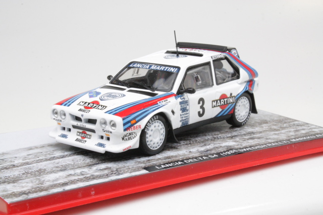 Lancia Delta S4, 2nd. Sweden 1986, M.Alen, no.3 - Sulje napsauttamalla kuva