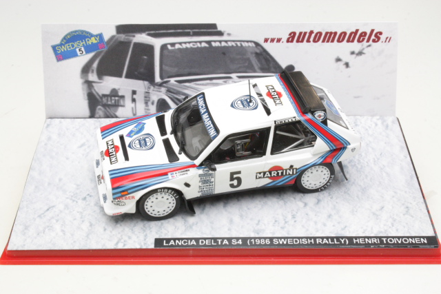 Lancia Delta S4, Sweden 1986, H.Toivonen, no.5
