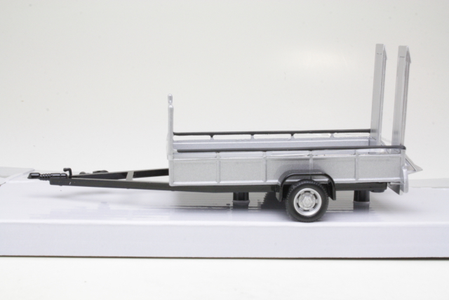 Tow Car Trailer Pne Wheels, silver - Click Image to Close