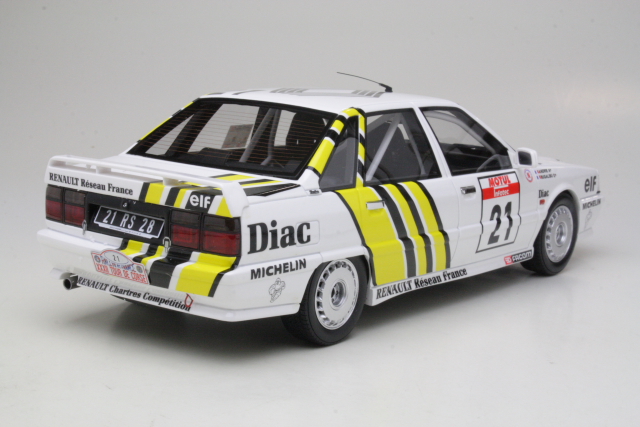 Renault 21 Turbo Gr.N, Tour de Corse 1988, P.Bugalski, no.21 - Sulje napsauttamalla kuva