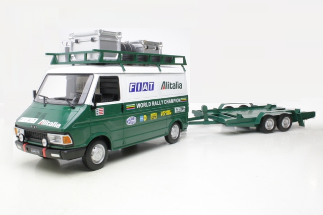 Fiat 242 1979 "Fiat Alitalia Rally Team" + traileri