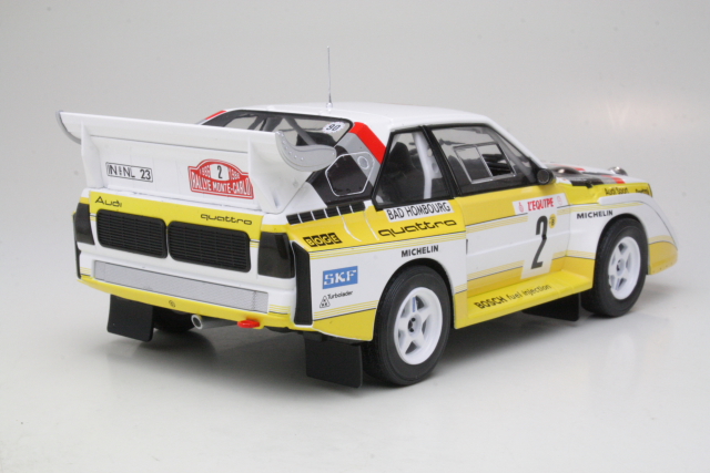 Audi Sport Quattro S1, Monte Carlo 1986, W.Röhrl, no.2 - Sulje napsauttamalla kuva