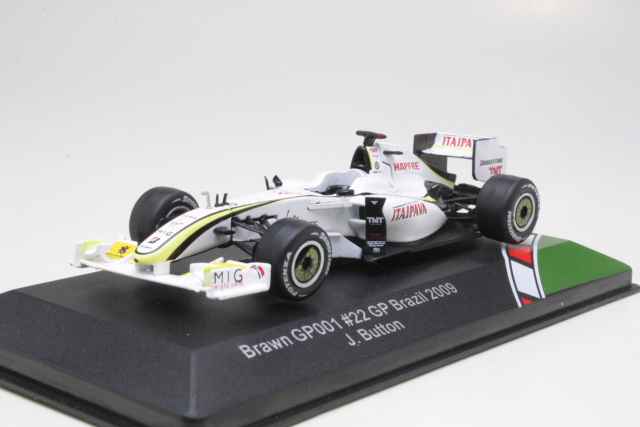 Brawn GP F1 Mercedes BGP001, 5th.Brazil GP 2009, J.Button, no.22