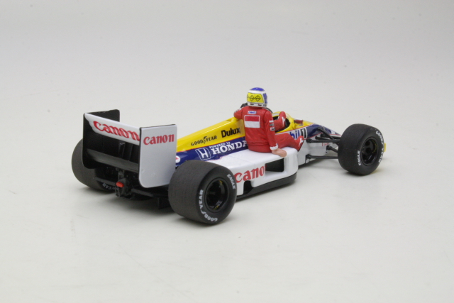 Williams Honda FW11, German 1986, K.Rosberg riding on N.Piquet