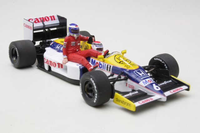 Williams Honda FW11, German 1986, K.Rosberg riding on N.Piquet