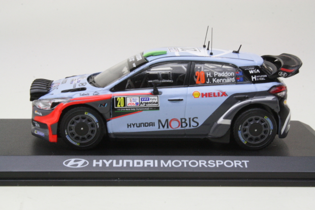 Hyundai i20 WRC, 1st. Argentinien 2016, H.Paddon, no.20 - Sulje napsauttamalla kuva