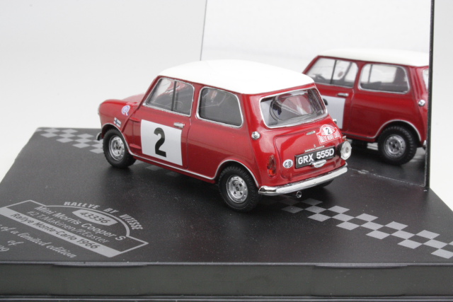 Mini Cooper S1275, 1st. Monte Carlo 1966, T.Mäkinen, no.2 - Sulje napsauttamalla kuva