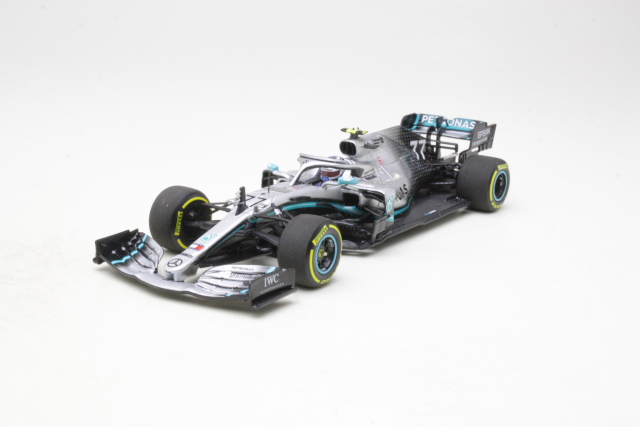 Mercedes-AMG W10, F1 2019, V.Bottas, no.77 - Sulje napsauttamalla kuva