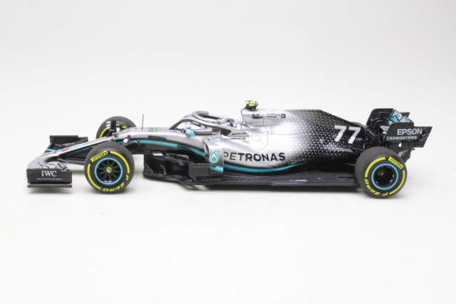 Mercedes AMG W10, F1 2019, V.Bottas, no.77