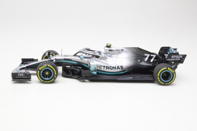 Mercedes-AMG W10, F1 2019, V.Bottas, no.77 - Sulje napsauttamalla kuva