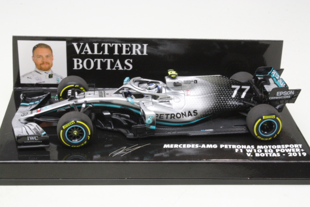 Mercedes-AMG W10, F1 2019, V.Bottas, no.77 - Sulje napsauttamalla kuva