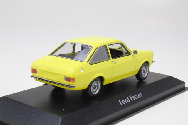 Ford Escort Mk2 1975, keltainen - Sulje napsauttamalla kuva