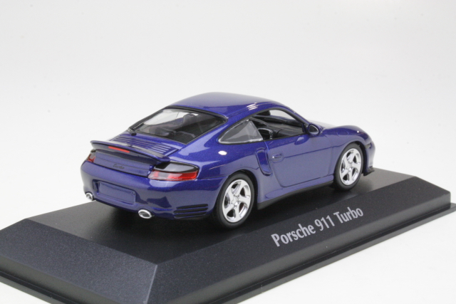 Porsche 911 Turbo (996) 1999, sininen - Sulje napsauttamalla kuva