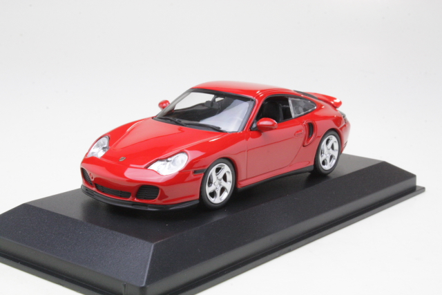 Porsche 911 Turbo (996) 1999, punainen - Sulje napsauttamalla kuva