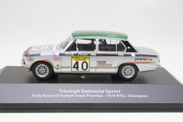 Triumph Dolomite Sprint, BTCC Champion 1975, A.Rouse, no.40 - Sulje napsauttamalla kuva