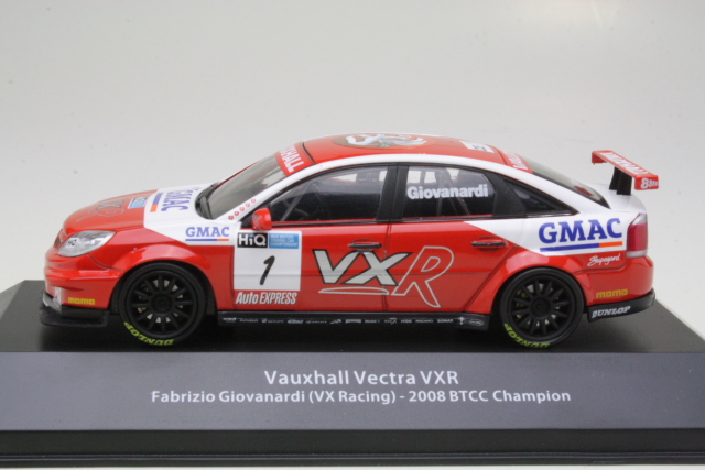 Vauxhall Vectra VXR, BTCC Champion 2008, F.Giovanardi, no.1 - Sulje napsauttamalla kuva