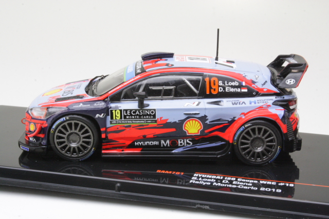 Hyundai i20 WRC, Monte Carlo 2019, S.Loeb, no.19 - Sulje napsauttamalla kuva