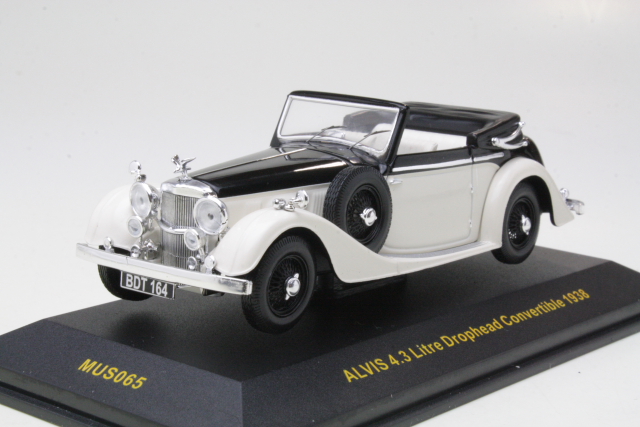 Alvis 4.3 Litre Drophead Convertible 1938, beige/black