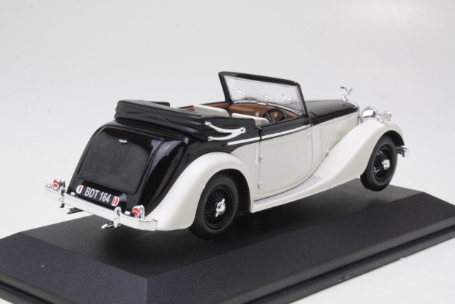 Alvis 4.3 Litre Drophead Convertible 1938, beige/musta - Sulje napsauttamalla kuva