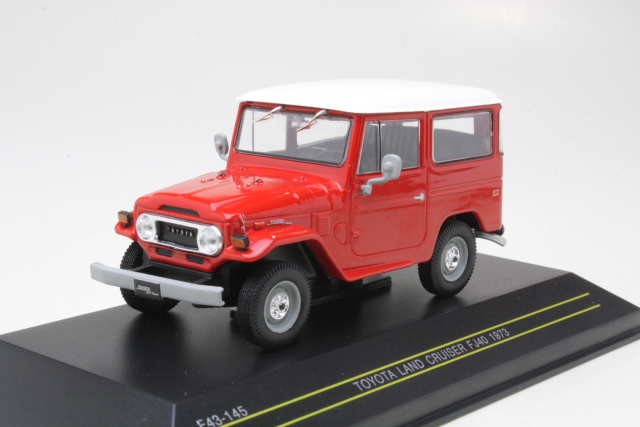 Toyota Land Cruiser FJ40 1973, punainen - Sulje napsauttamalla kuva