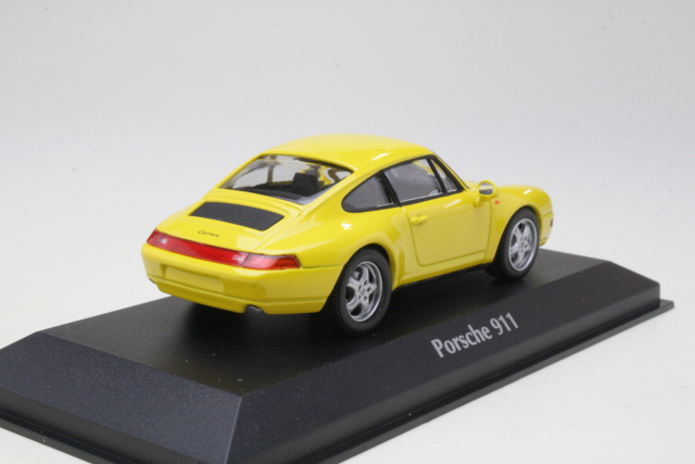 Porsche 911 (993) 1993, keltainen - Sulje napsauttamalla kuva