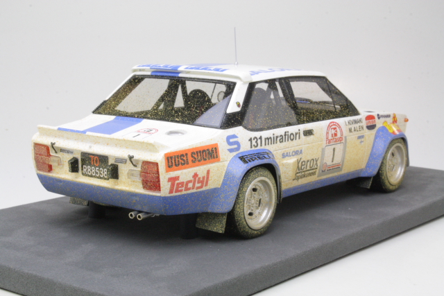 Fiat 131 Abarth, 1st. Finland 1980, M.Alen, no.1 (dirty) - Sulje napsauttamalla kuva