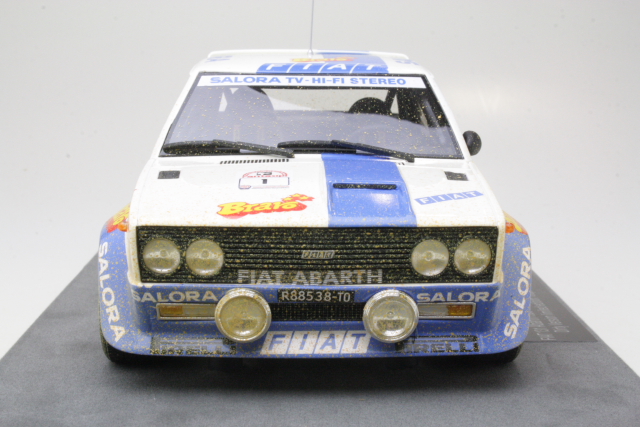 Fiat 131 Abarth, 1st. Finland 1980, M.Alen, no.1 (dirty) - Sulje napsauttamalla kuva