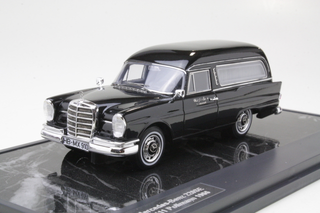 Mercedes 220SE (w111) Pollman Hearse 1966, musta - Sulje napsauttamalla kuva