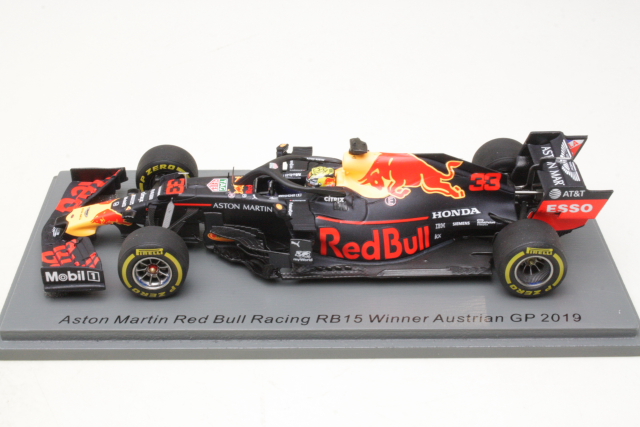 Red Bull RB15 Honda, 1st. Austria 2019, M.Verstappen, no.33 - Sulje napsauttamalla kuva