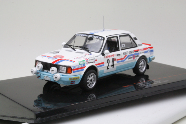 Skoda 130L, Monte Carlo 1987, J.Haugland/P.Vegel, no.24