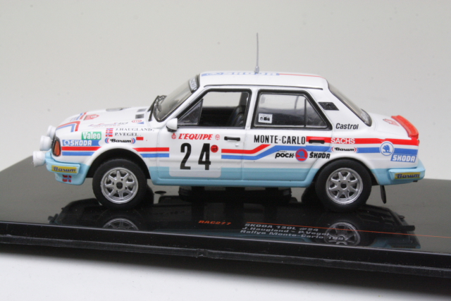 Skoda 130L, Monte Carlo 1987, J.Haugland/P.Vegel, no.24