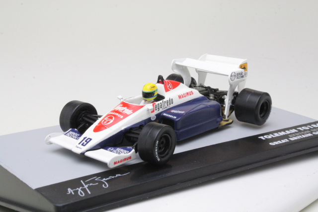 Toleman TG184, Great Britain GP 1984, A.Senna, no.19 - Sulje napsauttamalla kuva