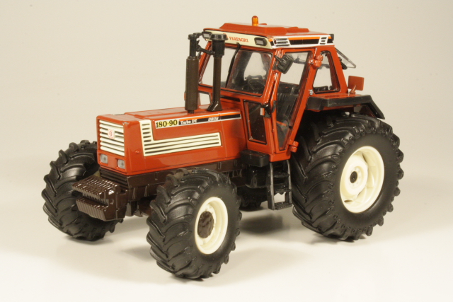 Fiatagri 180-90 DT 1984, tummanpunainen