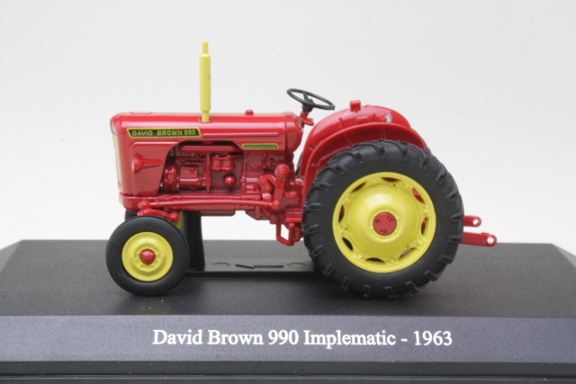 David Brown 990 Implematic 1964, punainen - Sulje napsauttamalla kuva