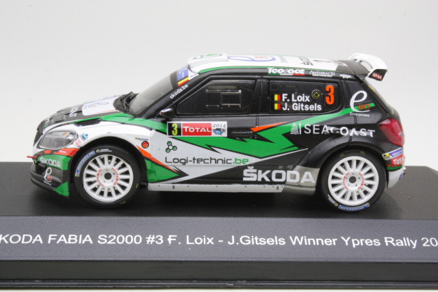 Skoda Fabia S2000, Rallye Ypres 2014, F.Loix, no.3