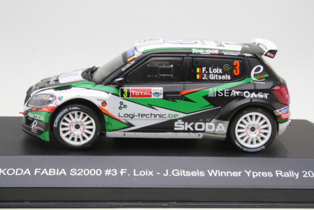 Skoda Fabia S2000, Rallye Ypres 2014, F.Loix, no.3 - Sulje napsauttamalla kuva